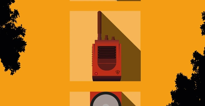 Illustration Firewatch réalisée avec Illustrator
